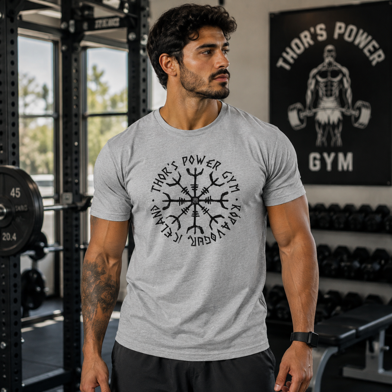 Thor's Power Gym Symbol - Kopavogur - Unisex T-Shirt