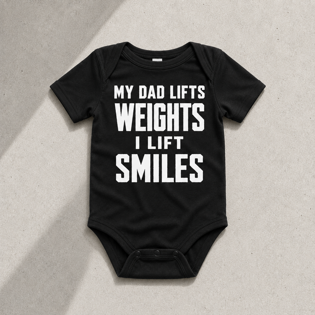 I Lift Smiles - Thor Gym - Baby Onesie
