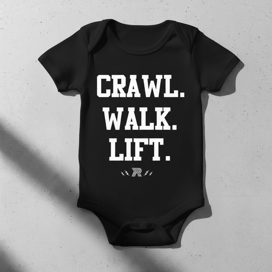 Crawl Walk Lift - Thor Gym - Baby Onesie