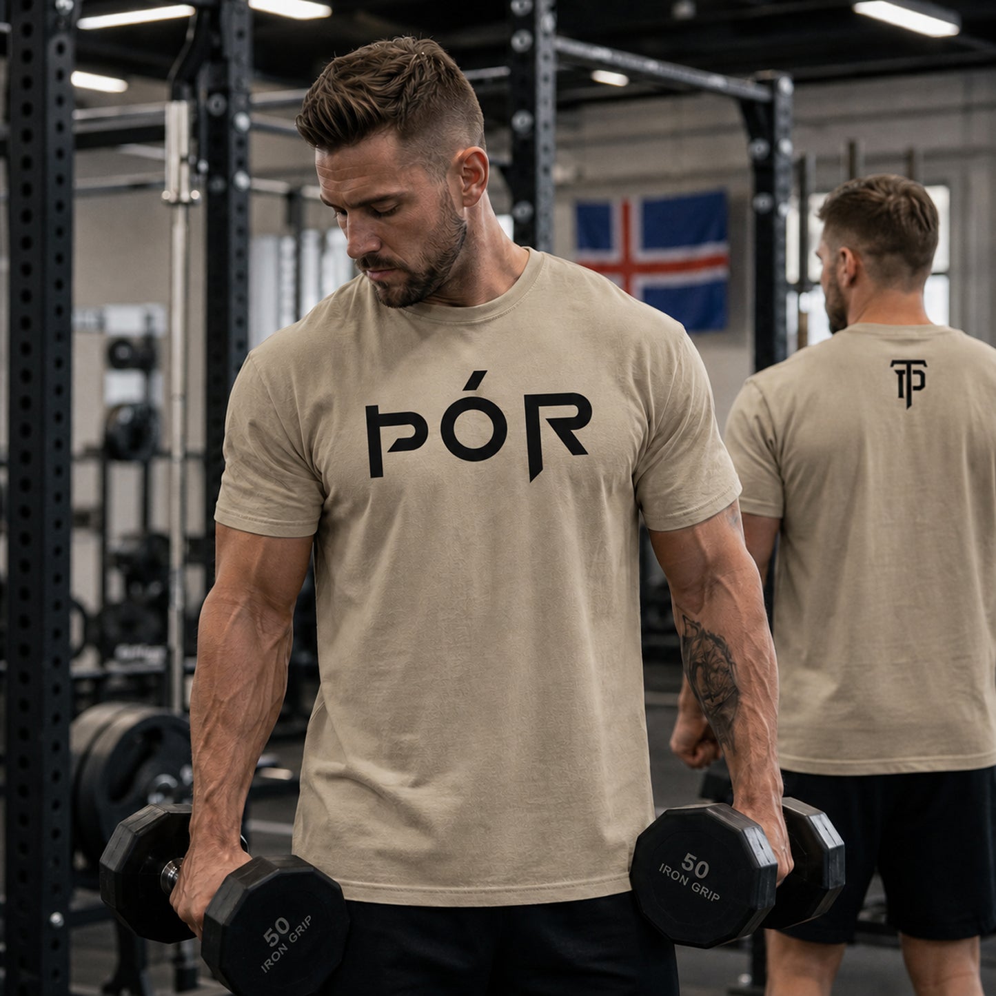 Þór (THOR In Icelandic) - Heavyweight T-shirt