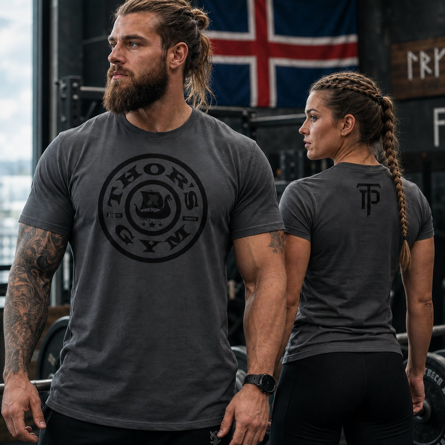 510 KG Thor's Gym Logo - Heavyweight T-shirt