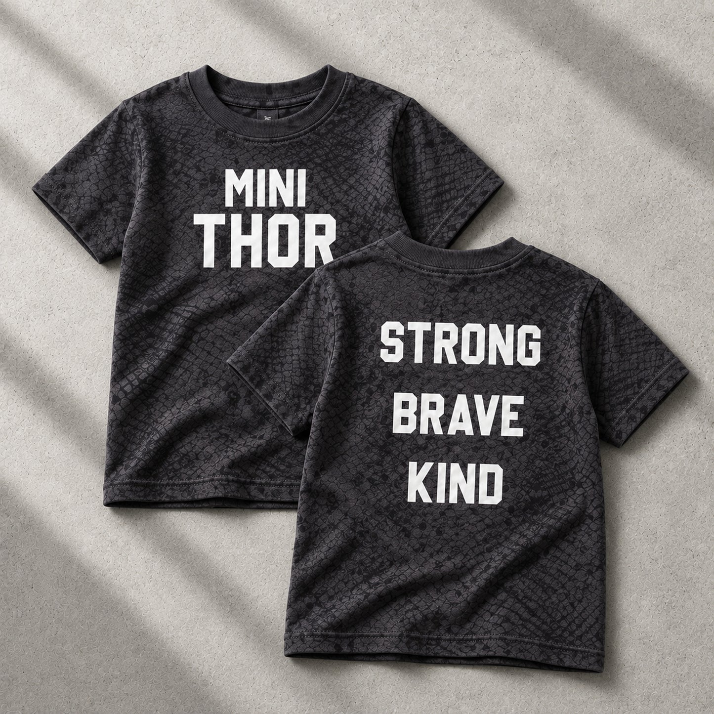 MINI THOR - Strong Brave Kind - Toddler Tee
