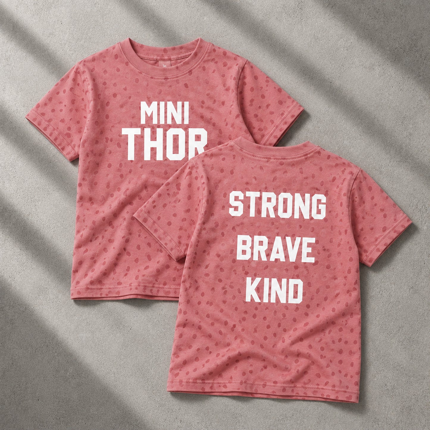 MINI THOR - Strong Brave Kind - Toddler Tee