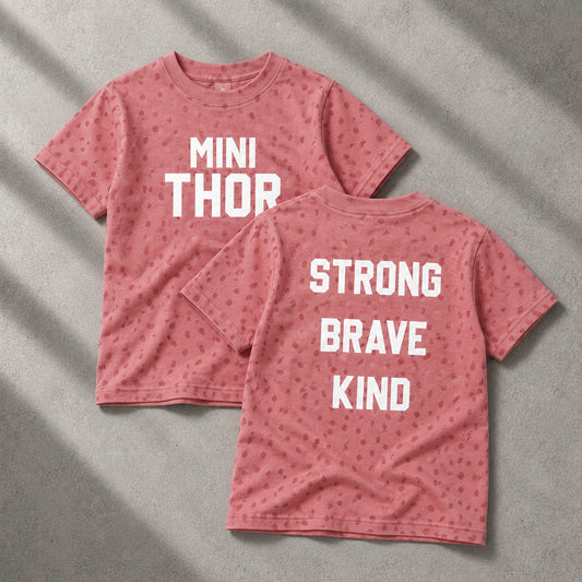MINI THOR - Strong Brave Kind - Toddler Tee