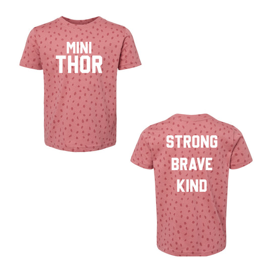 MINI THOR - Strong Brave Kind - Toddler Tee
