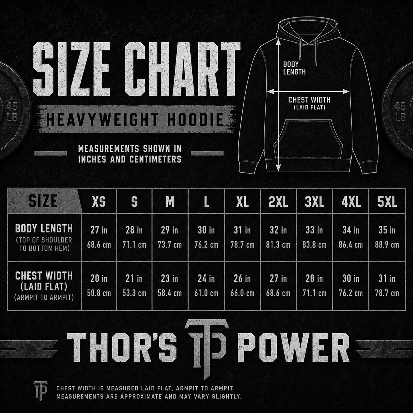 Thor's Power Gym Symbol - Kopavogur - Heavy Soft Unisex Hoodie