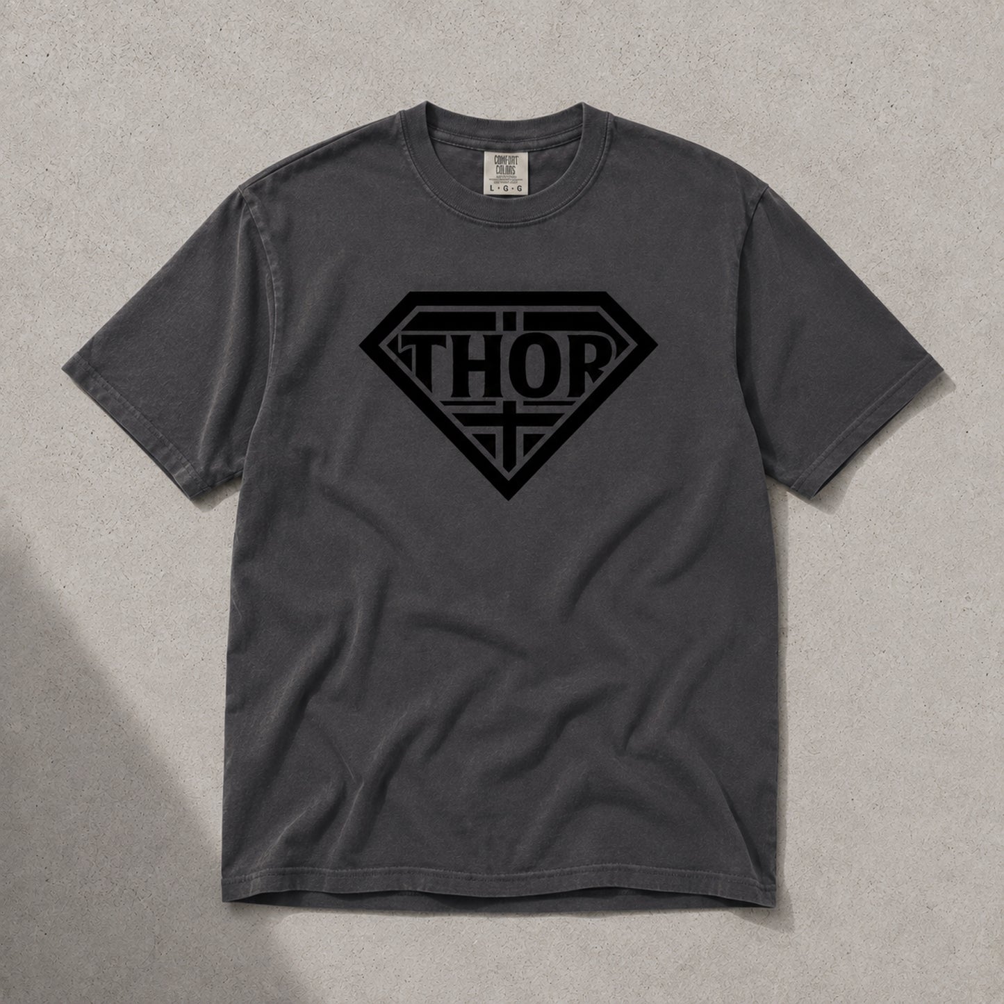 Thor Superhero Logo - Heavyweight T-shirt