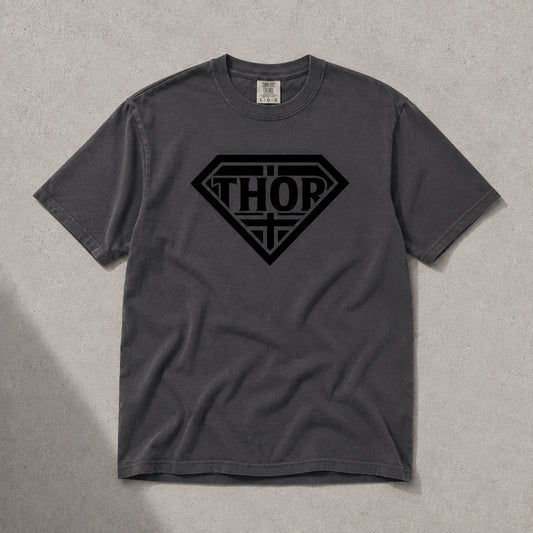 Thor Superhero Logo - Heavyweight T-shirt