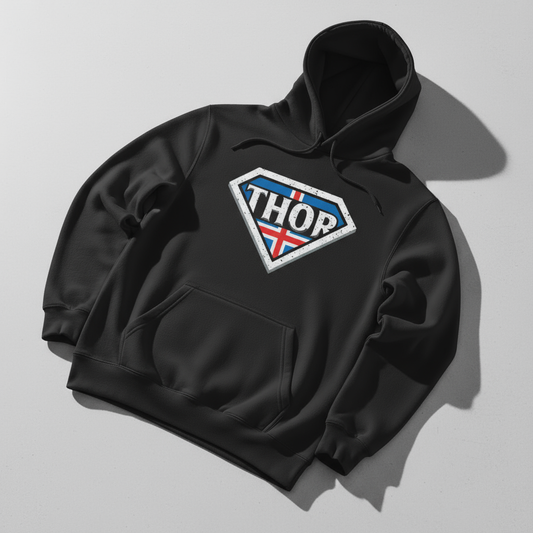 Thor Superhero Logo - Heavy Soft Unisex Hoodie