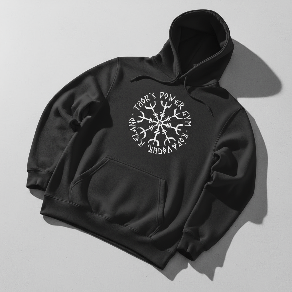 Thor's Power Gym Symbol - Kopavogur - Heavy Soft Unisex Hoodie