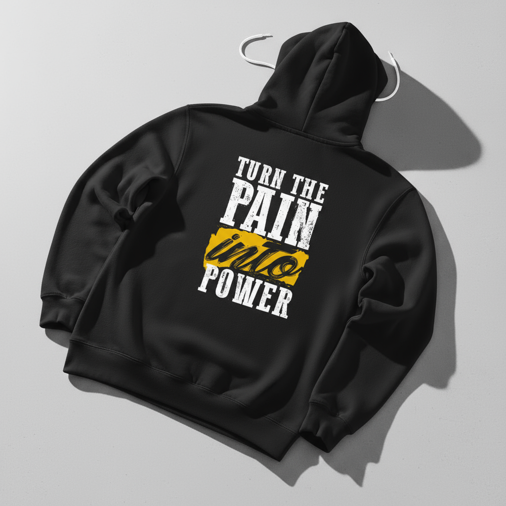 Pain into Power - Heavy Soft Unisex Hoodie