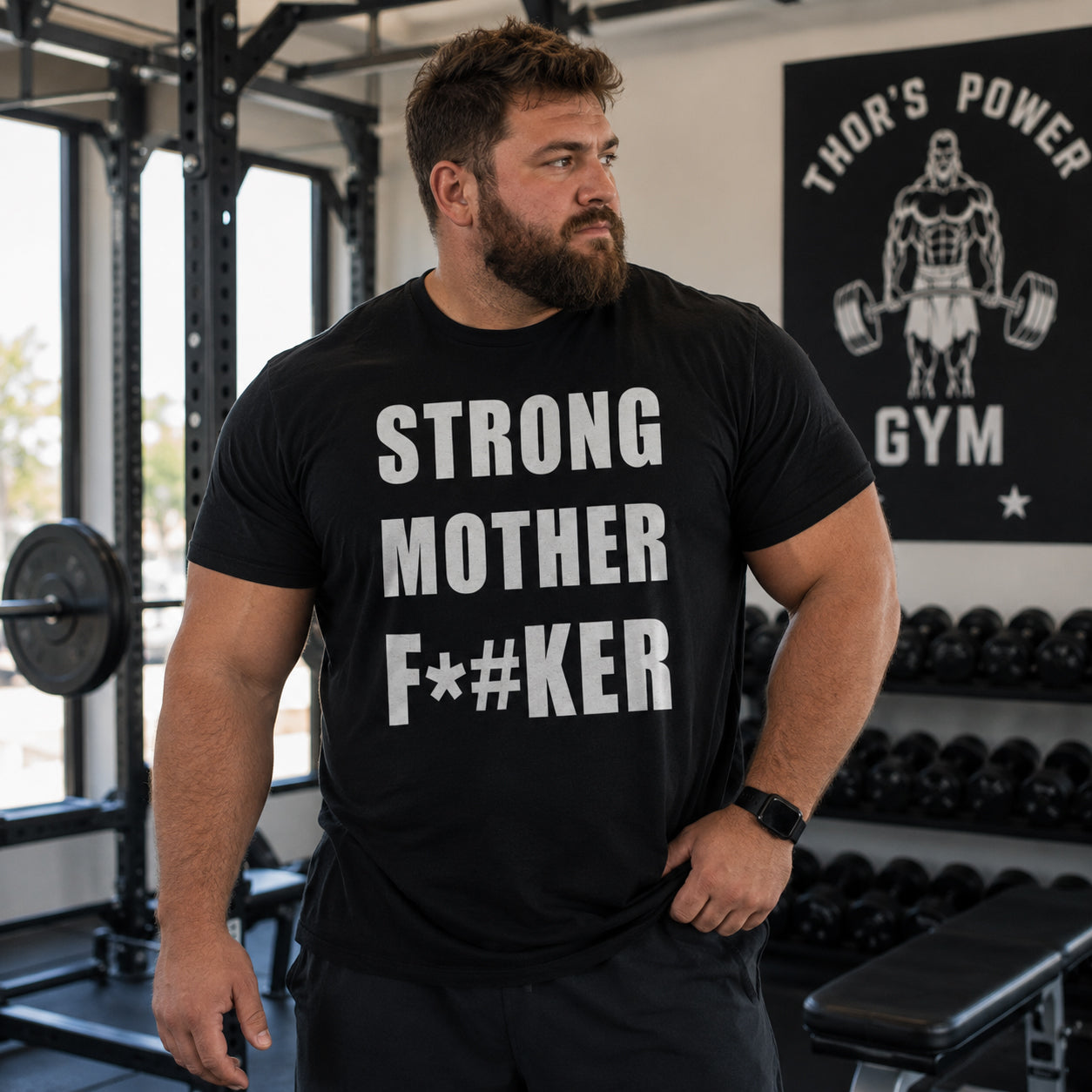 Strong Mother F*#ker - Thor's Gym - Unisex T-Shirt