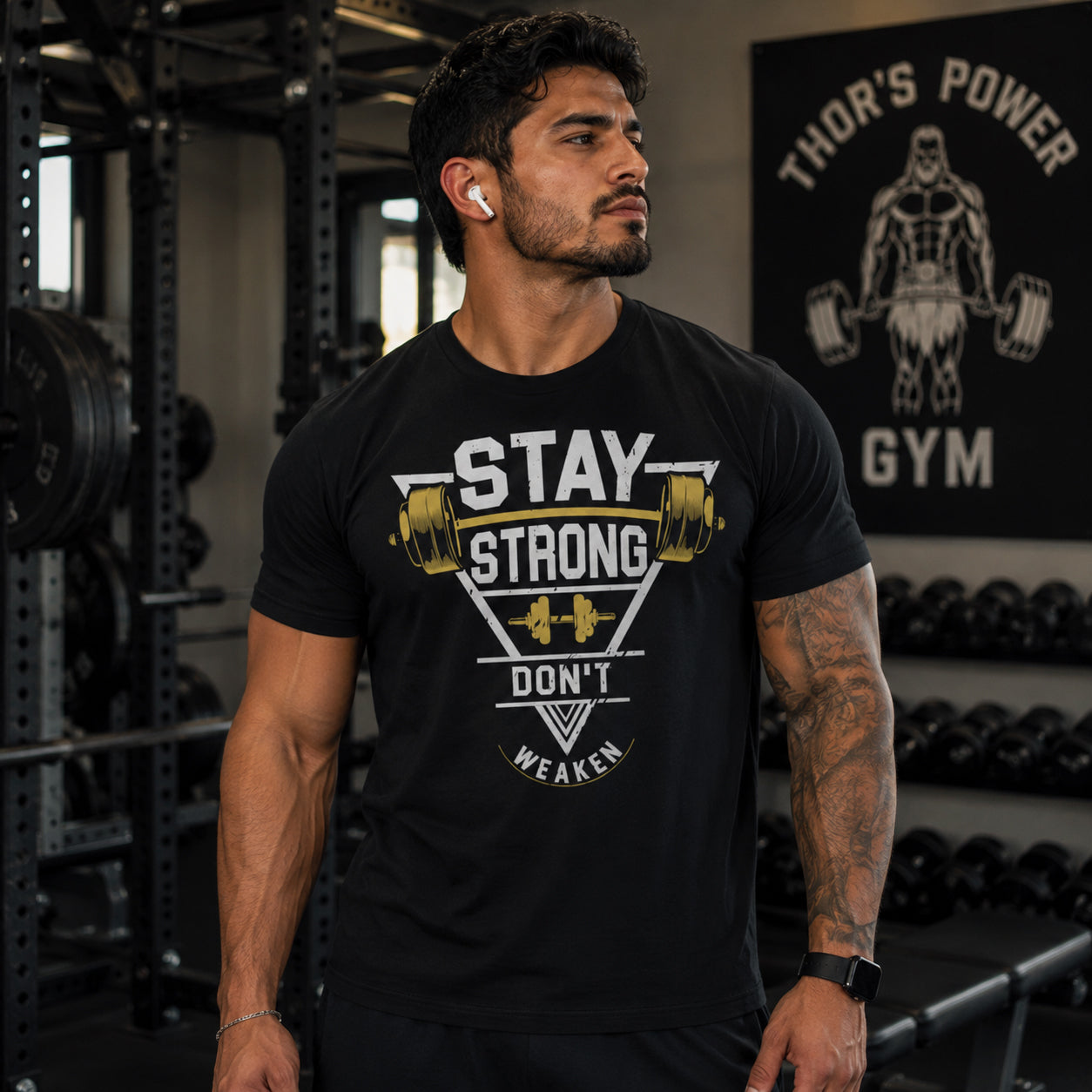 Stay Strong - Thor's Gym - Unisex T-Shirt