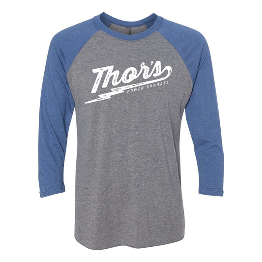 Thor's Gym - Lightning Logo - Unisex Blend Raglan