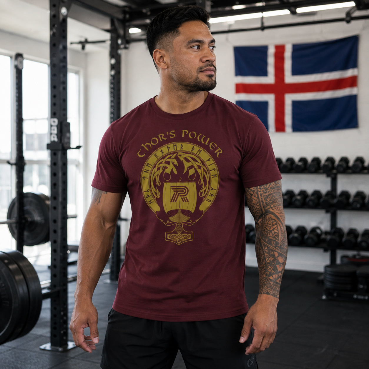 Thor's Power Viking Ship - Thor's Gym - Unisex T-Shirt